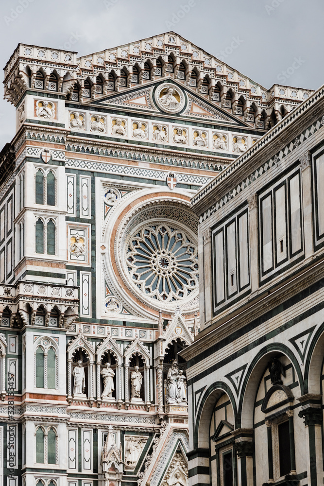 Santa Maria del Fiore cathedral in city of Florence, Italy