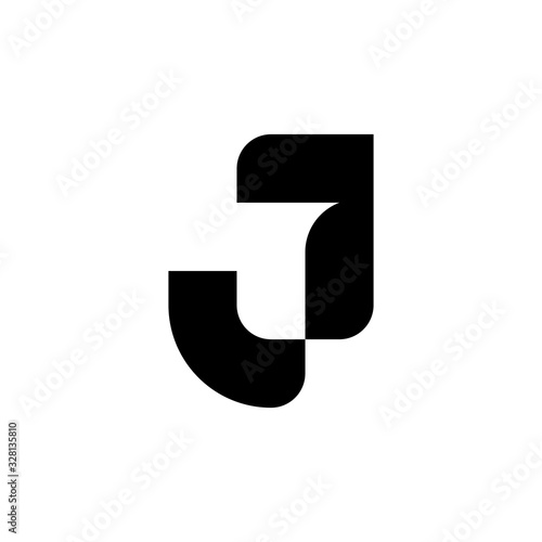 Letter J logo. Icon design. Template elements - vector sign
