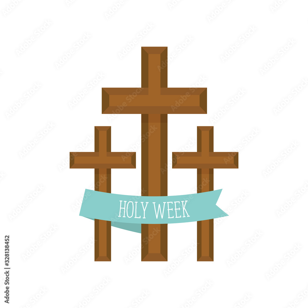 Obraz premium Holy week illustration