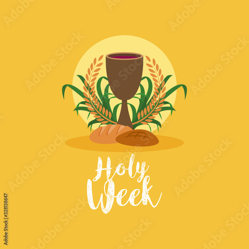 Holy week card