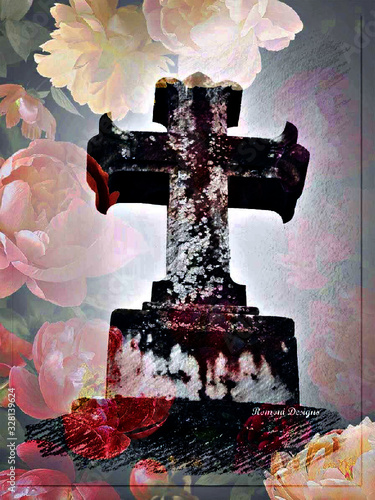 Cross and Roses