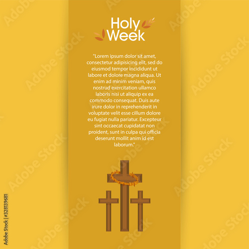 Holy week poster