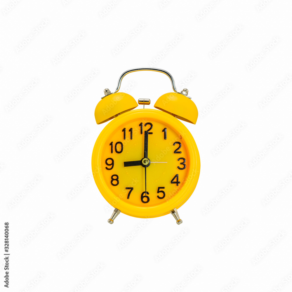 Yellow alarm clock Yellow alarm clock