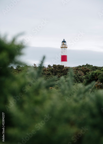 Tarbat Ness Lighthouse. Highlands, Scotland, UK. photo