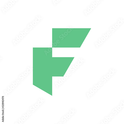 Letter F logo. Icon design. Template elements - vector sign