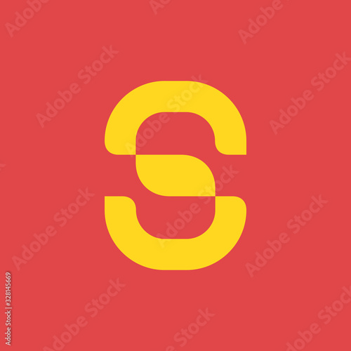 Letter S logo. Icon design. Template elements - vector sign