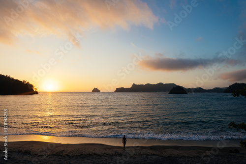 Beautiful Sunset at the Private Beach