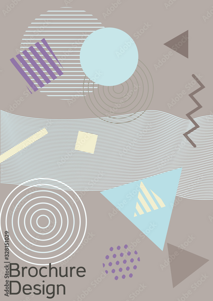 Memphis cover design. Memphis cover design.