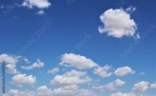 Abstract clouds blue sky background 