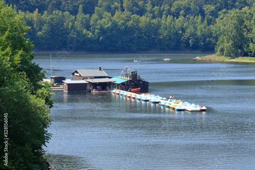 Wendefurth dam and reservoir in Germany photo