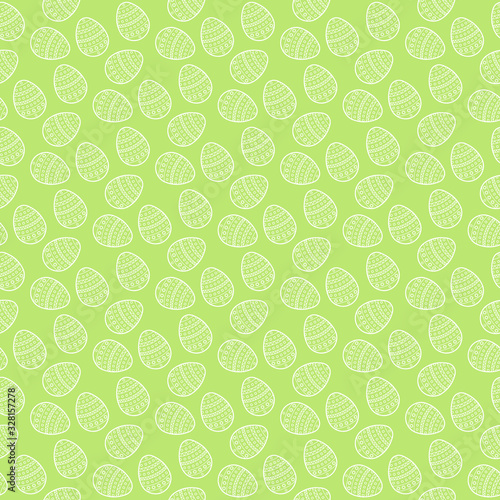seamless easter egg pattern and background vector illustration