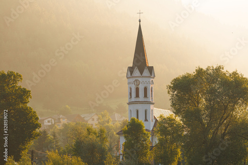 Church in the village of Stankovany in Liptov region, Slovakia. photo