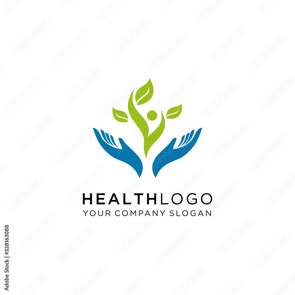 Healthy life vector logo template, Healthy - vector logo template illustration. Man figure on leaves. Ecological and biological product concept sign. Ecology symbol. Human character icon Healthy life vector logo template, Healthy - vector logo template illustration. Man figure on leaves. Ecological and biological product concept sign. Ecology symbol. Human character icon