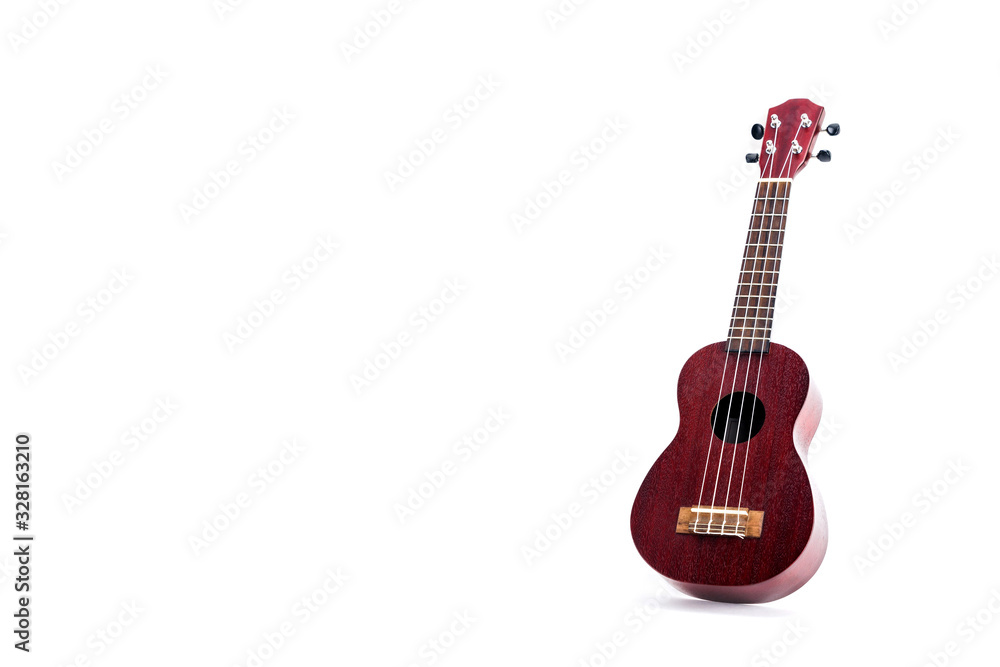 Obraz premium Ukulele on a white background. Music or arts concept