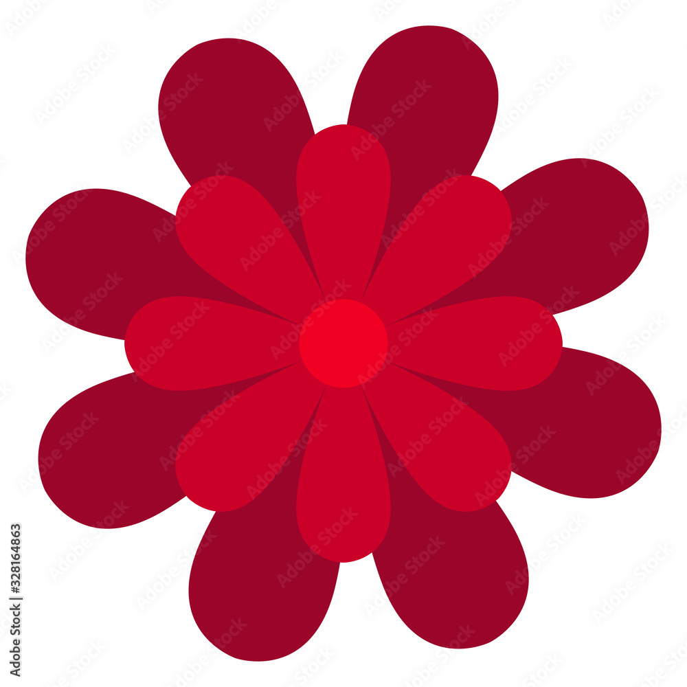 Isolated beatiful flower Isolated beatiful flower