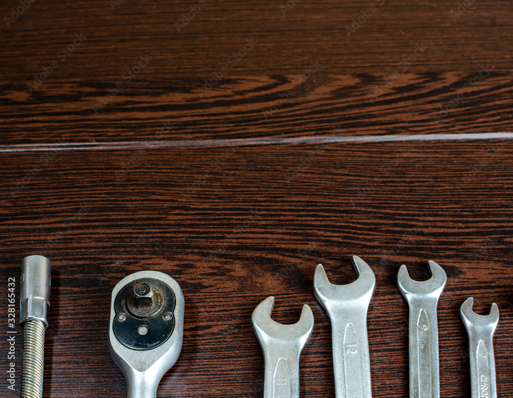 metal keys and fixtures for locksmithing on the table metal keys and fixtures for locksmithing on the table
