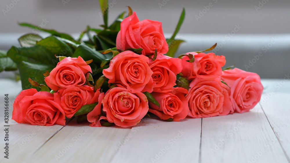 Spring card template. Happy Birthday or Valentine. Women's Day. Greeting card for mother's day. Congratulation with flowers. Flower card. Copy space. Wedding invitation. Roses on white background Spring card template. Happy Birthday or Valentine. Women's Day. Greeting card for mother's day. Congratulation with flowers. Flower card. Copy space. Wedding invitation. Roses on white background