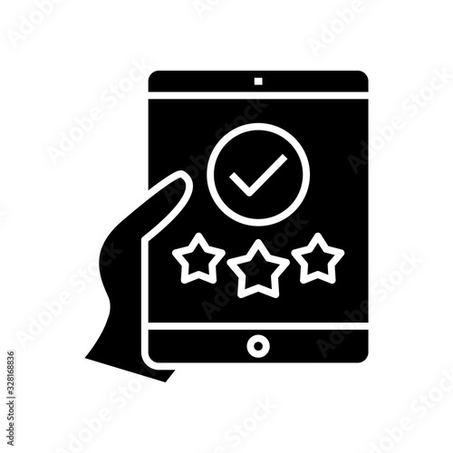 Needful choise black icon, concept illustration, vector flat symbol, glyph sign.