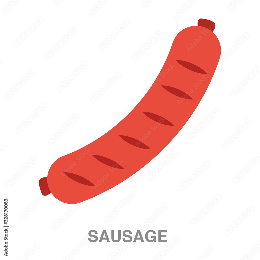 sausage flat icon on white transparent background. You can be used black ant icon for several purposes. sausage flat icon on white transparent background. You can be used black ant icon for several purposes.