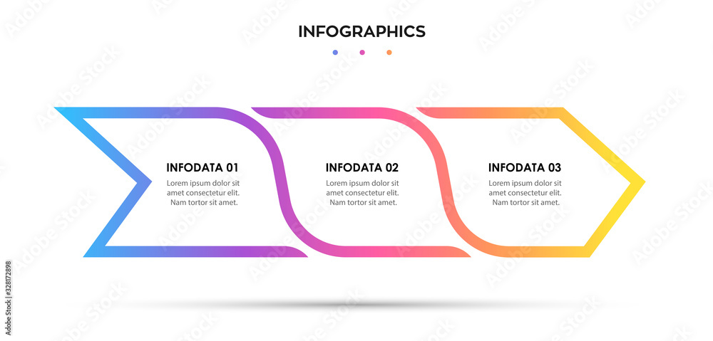 Obraz premium Vector infographic template
