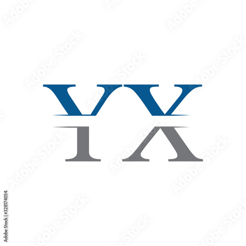 Initial YX Logo Design Vector Template. Creative Letter YX Business Logo Vector Illustration