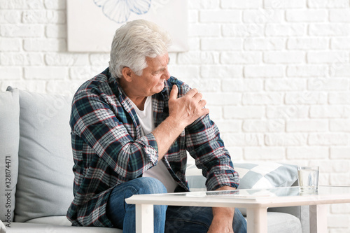 Senior man suffering from P...