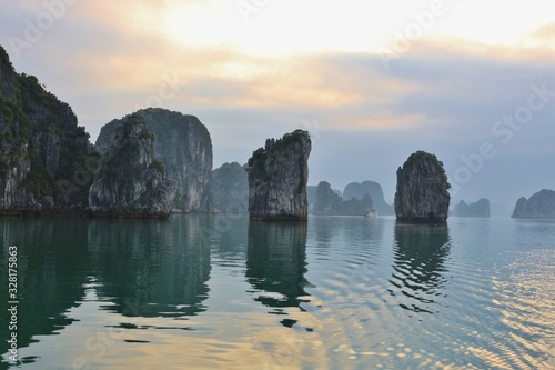 Stunning Halong Bay in Vietnam photo