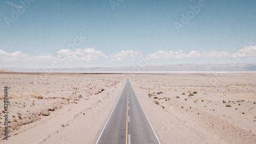 Aerial view of Atacama desert, Chile