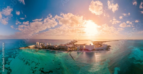 Panoramica de Cancún 