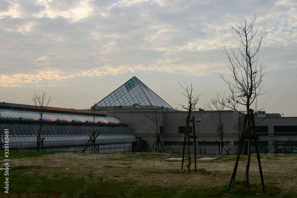 Exterior view of the Qingshui Highway Rest Area Exterior view of the Qingshui Highway Rest Area