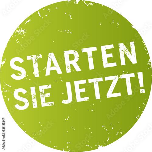 Grüner Button Starten Sie jetzt