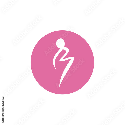 human health care logo, reflexology, zone therapy logo