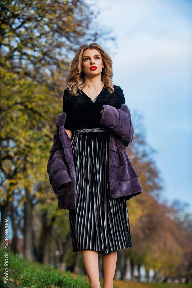 my fashion choice for this season. autumn outfit collection. female winter apparel. glamour woman wear faux fur coat. real fur jacket. different types of fur. enjoy nature and good weather my fashion choice for this season. autumn outfit collection. female winter apparel. glamour woman wear faux fur coat. real fur jacket. different types of fur. enjoy nature and good weather