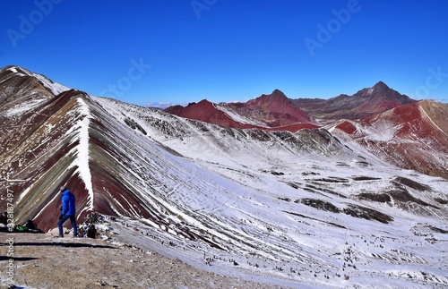 Vinicunca Rainbow Mountain , Peru 