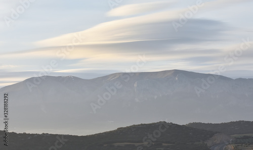 Lenticular clouds in the Andalusian countryside at sunrise © Miguel Ángel RM