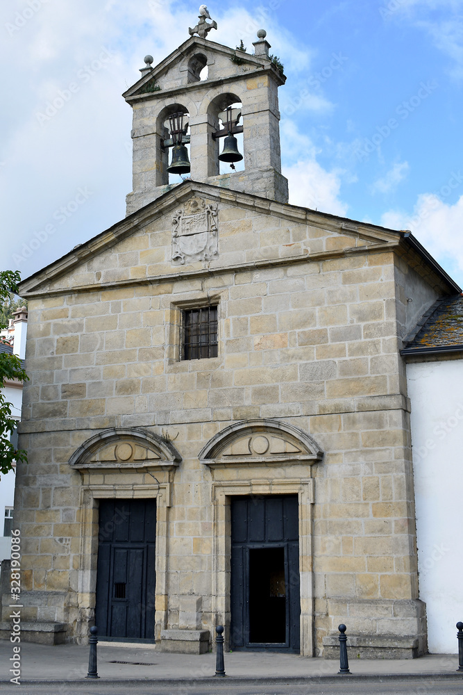 chapel of Our Lady of Mercy in the city of Vivero, in the province of Lugo, belonging to the parish of Santiago de Vivero, Galicia. Spain. Europe. September 30, 2019