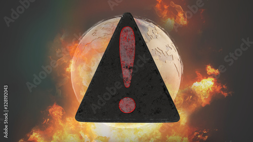 dark symbol and fire planet...