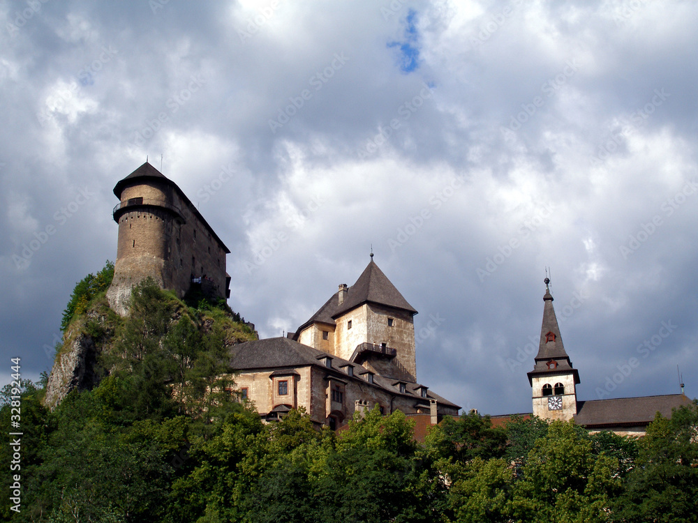Orava Castle - one of the most beautiful castles in Slovakia, situated on a high rock above Orava river