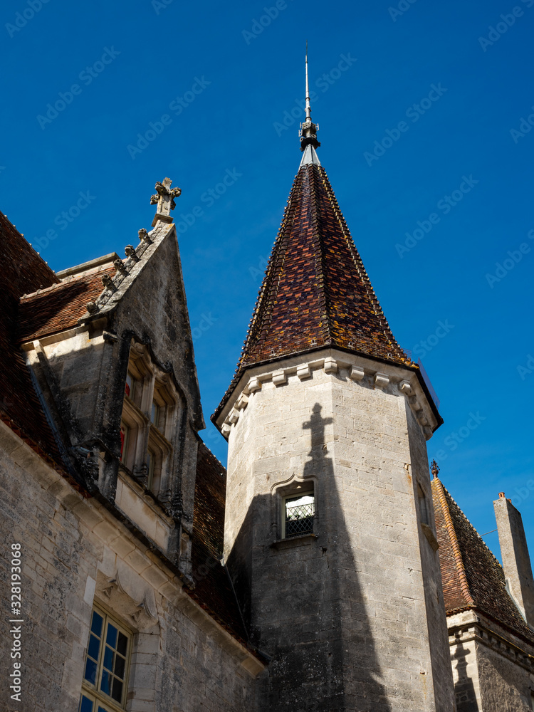 The stunning medieval castle of Chateauneuf, perfectly preserved from ancient times The stunning medieval castle of Chateauneuf, perfectly preserved from ancient times
