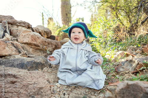 Картината върху платно Baby Yoda Cosplay