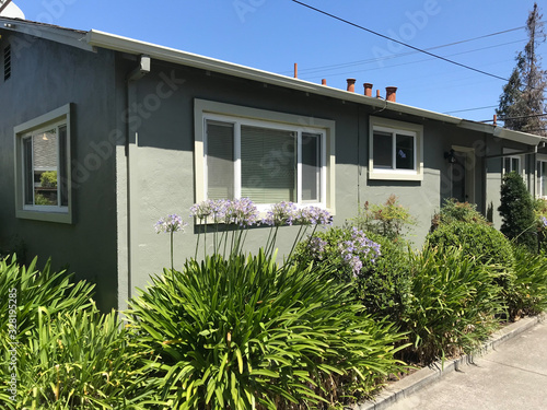 SAN JOSE, CALIFORNIA, USA - October 11, 2019: House in the neighborhood