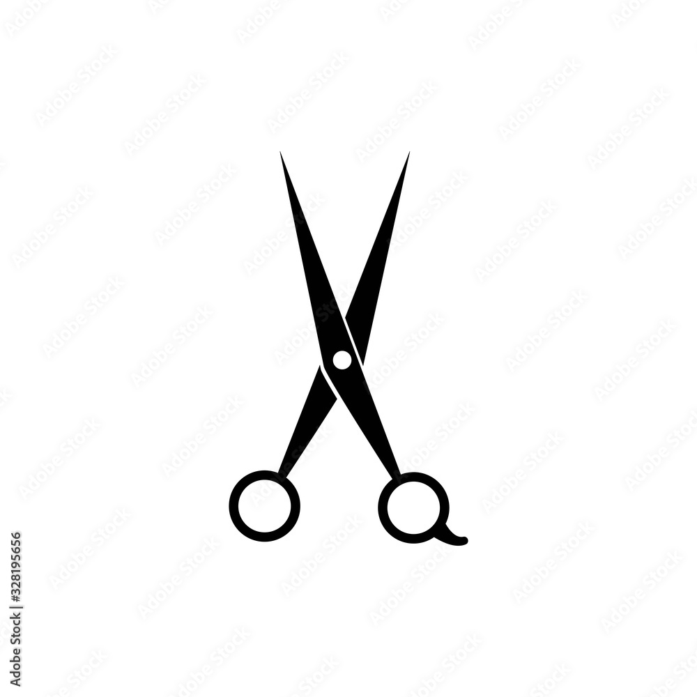 scissors logo vector design scissors logo vector design