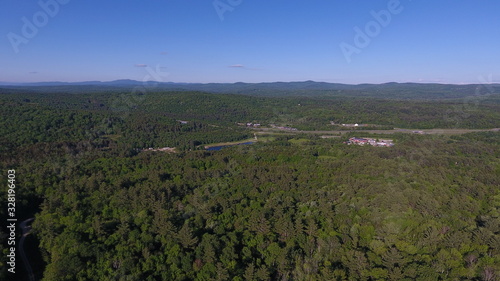 Aerial view of Grantham, NH