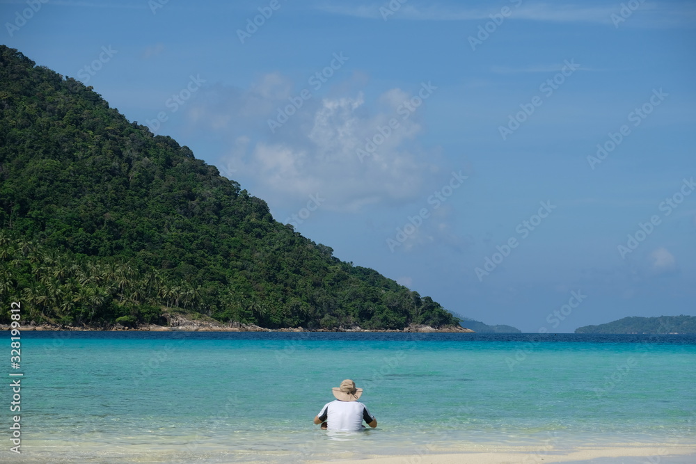 Anambas Islands Indonesia - relaxation on the beach