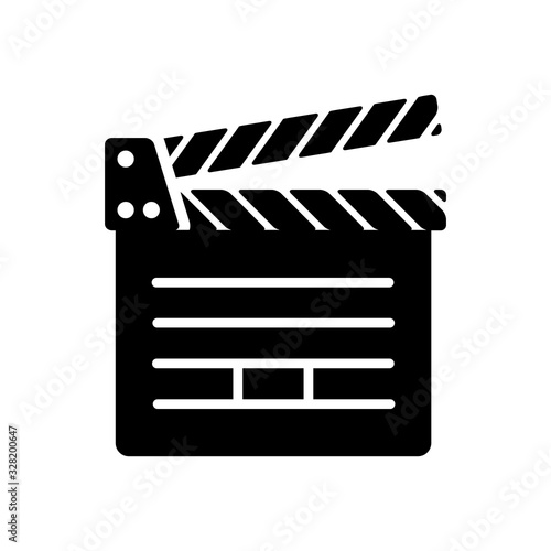 clapper icon vector template