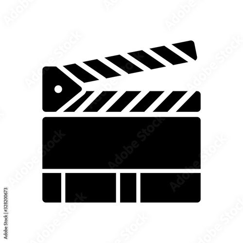 clapper icon vector template