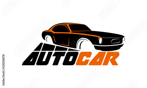 Auto car simple modern vector logo