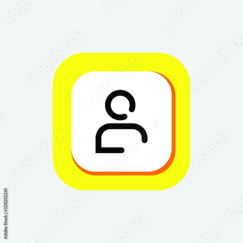 Icon Contact Line Art, Contact Icon, Contact glyph icons,Contact As Flat Icon Solid Style isolated