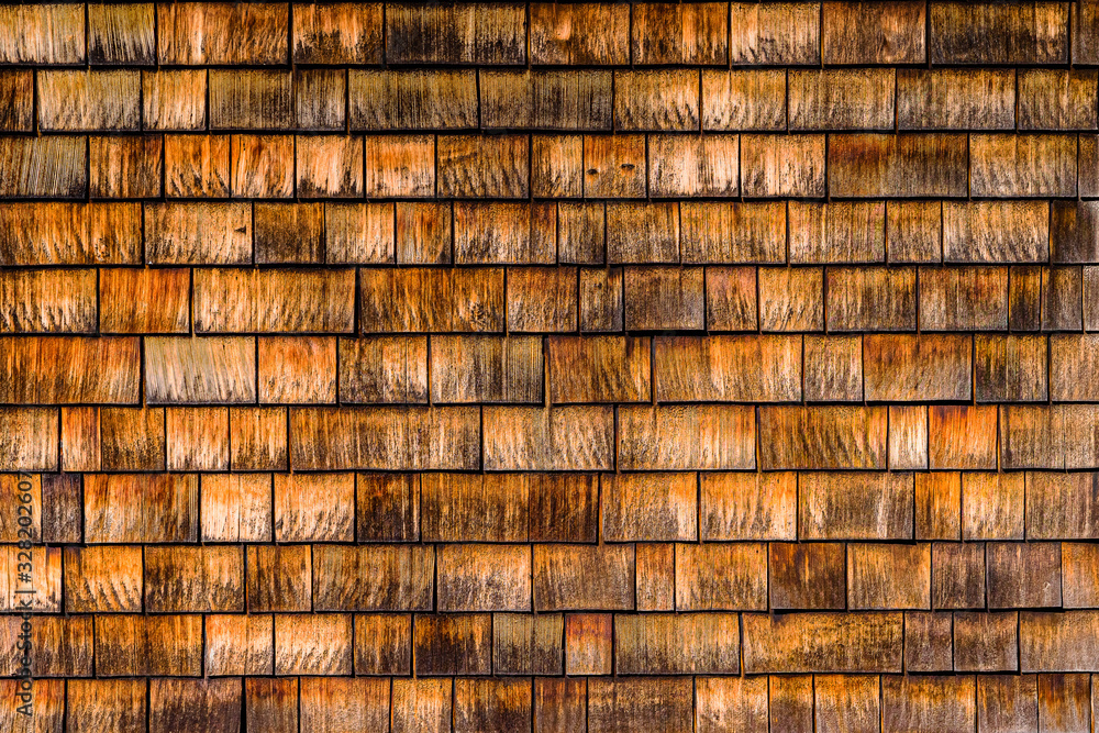 Exterior wall wood plates siding background textures. Exterior wall wood plates siding background textures.