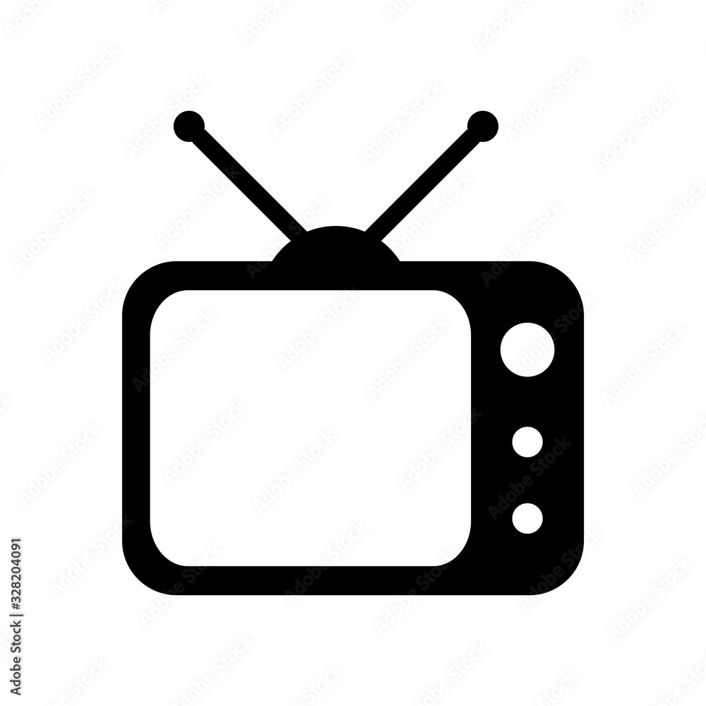 television icon vector template television icon vector template